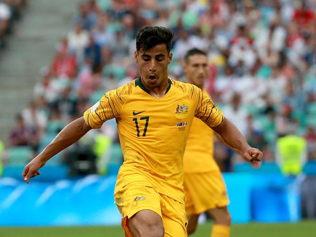 A second division should see Australia produce more players like Socceroo Daniel Arzani. Picture: Toby Zerna