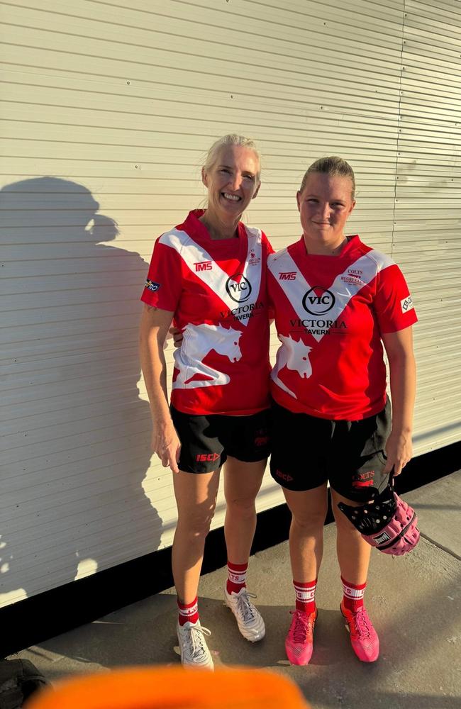 Natasha Belleville-Mattingley drove her daughter Gabi a country mile every weekend - before both playing at a central Queensland carnival.