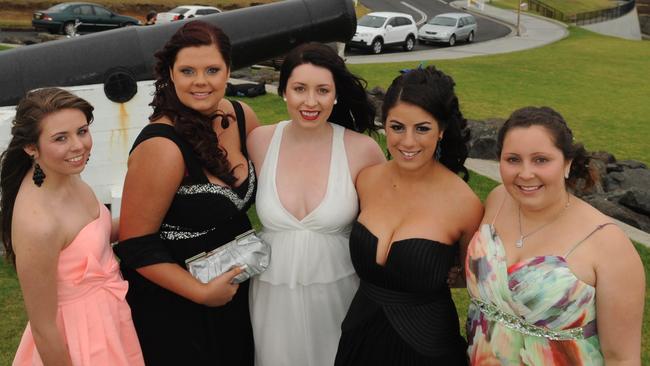 St Patrick’s College, Campbelltown year 12 students celebrating their formal in Wollongong in 2012.