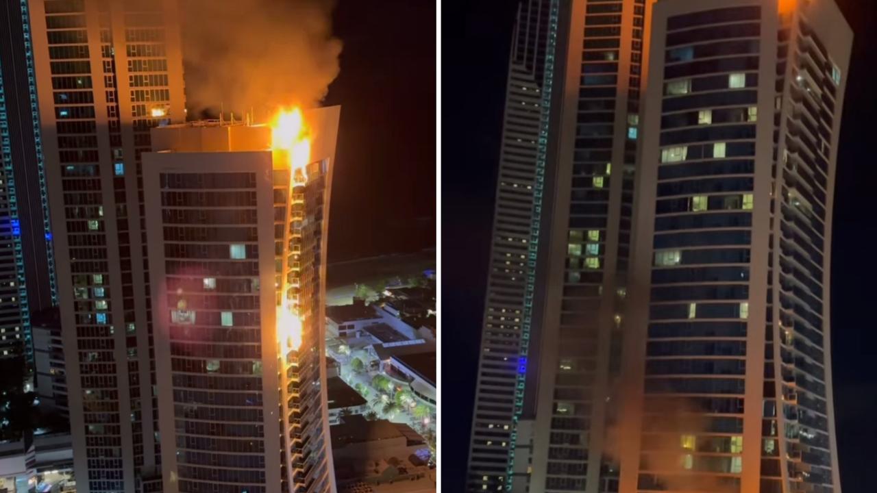 Fire breaks out at Surfers Paradise hotel