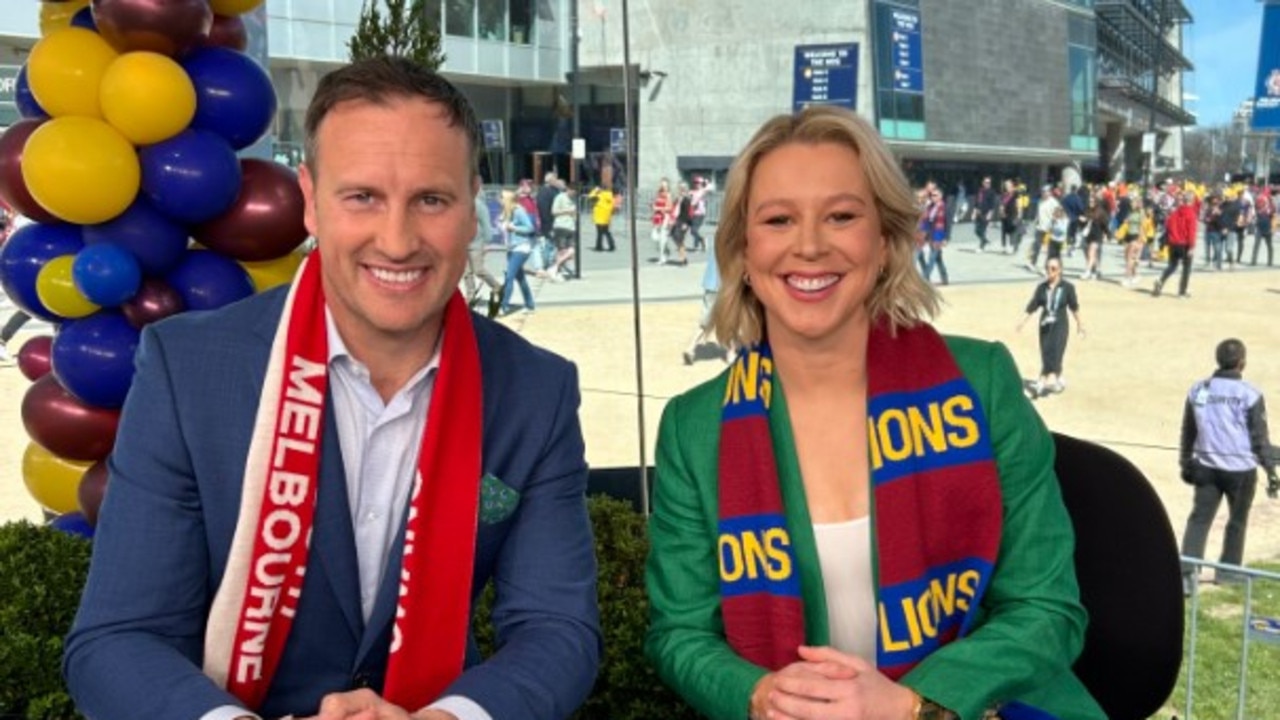 Kate McCarthy was sitting next to Jude Bolton on Grand Final day. Photo: X