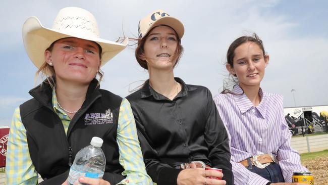 M5 Geelong Pro Rodeo 2025 After 20+ pix for an online galleryMaggie , Macey and PippaPicture: Mark Wilson