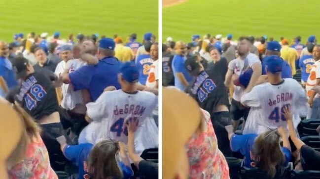 Mets fans brutally punch Braves fan in face in Citi Field brawl