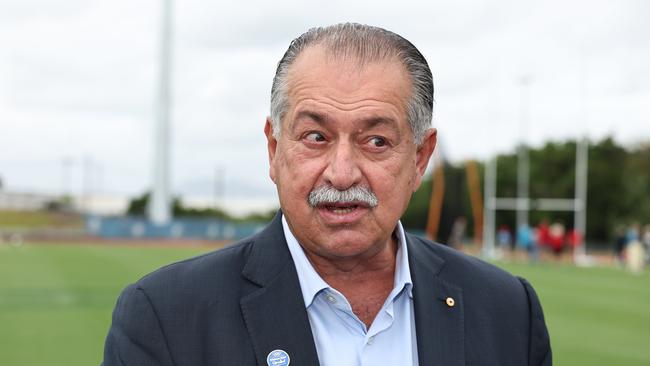 President of the Brisbane Organising Committee for the 2032 Olympic and Paralympic Games Dr Andrew Liveris in a visit to Barlow Park last year said he envisioned his role to help local governments advocate for venue upgrades. Picture: Brendan Radke