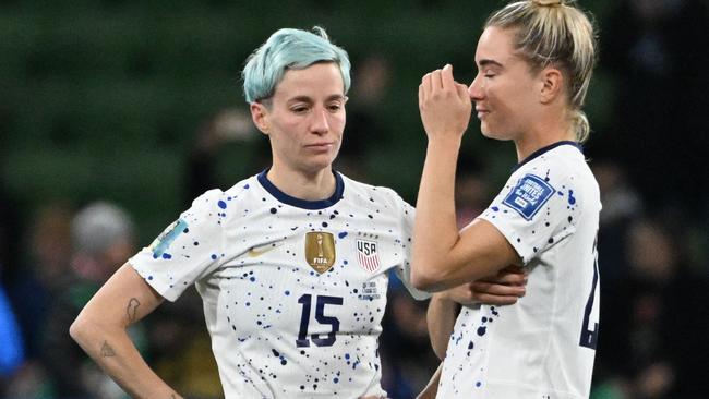 Megan Rapinoe was sickened by the kiss