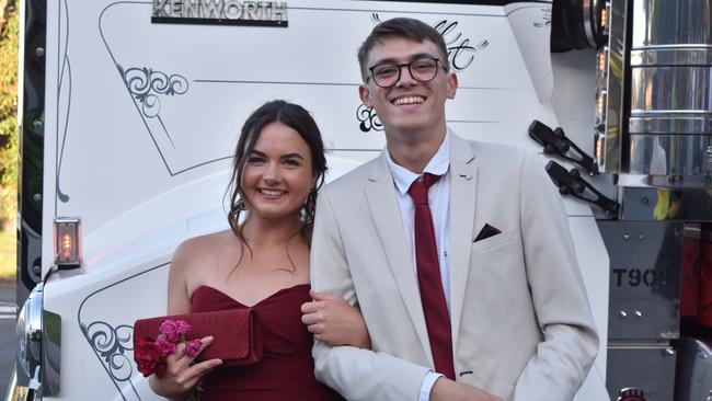 Raylene and Kieron at the Maleny State High School formal on November 16, 2022. Picture: Sam Turner