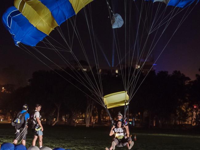 SOCIAL MEDIA IMAGE DISCUSS USE WITH YOUR EDITOR - SUPERMOON SKYDIVE: An outstanding opportunity to skydive by the light of the final supermoon over Byron Bay will occur on May 26, 2021.