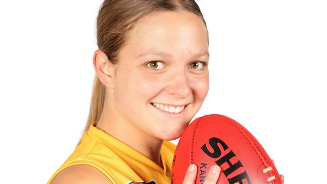 Woodville-West Torrens’ Marlie Fiegert. Picture: Cory Sutton