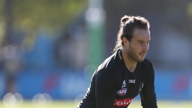 Tim Broomhead joined North Albury this season after previously playing for Collingwood.