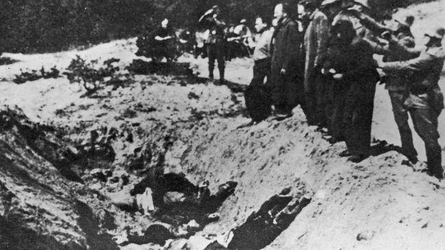 Nazi forces massacre Kiev’s Jews at Babi Yar in September 1941, during World War II.