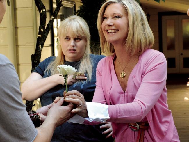 Rebel Wilson and Olivia Newton-John starred together in A Few Best Men.