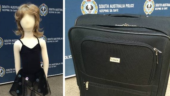 Pictures of clothing and a suitcase relating to the murder of Karlie Jade Pearce-Stevenson and daughter Khandalyce Kiara Pearce were released from the NSW Police.