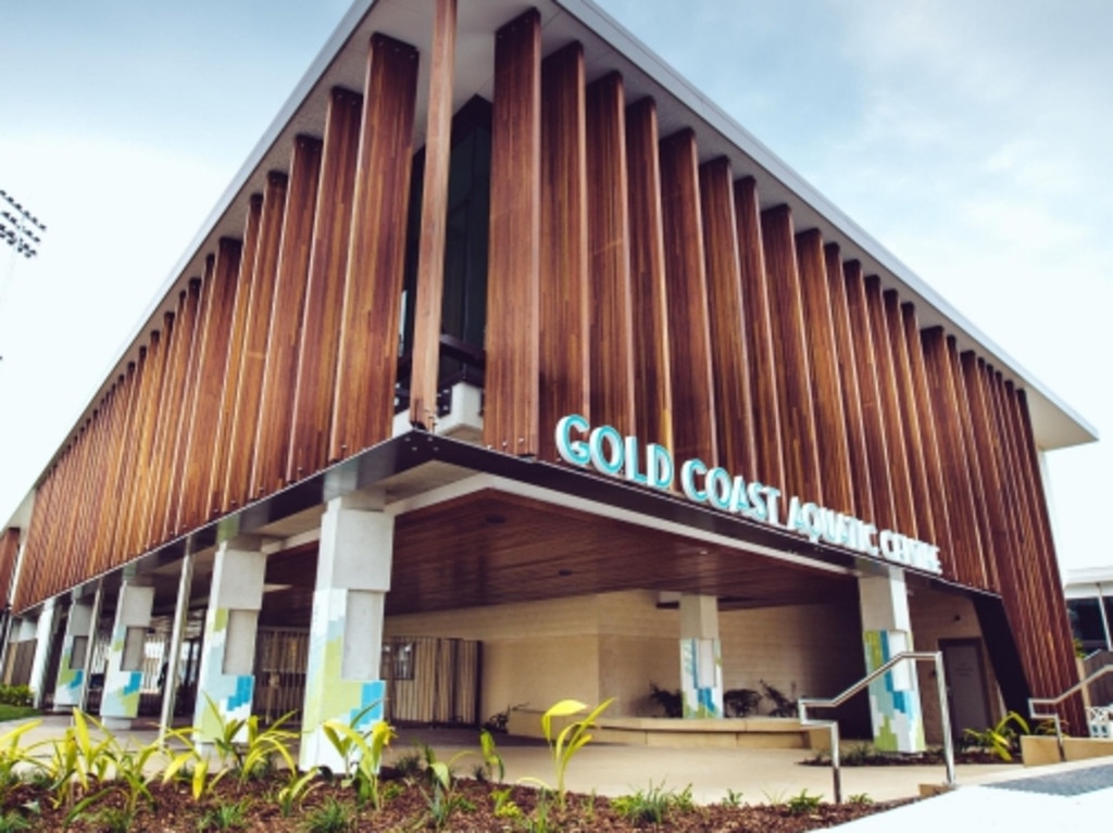 The Gold Coast Aquatic Centre at Southport. Council is working though a masterplan process to determine how to meet demand for services. Pic: Gold Coast City Council.