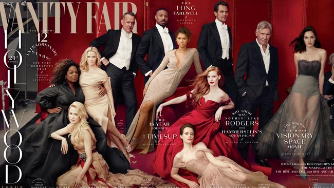 Vanity Fair Hollywood Issue cover 2018. Picture: Annie Leibovitz/Vanity Fair