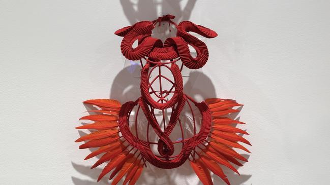 Detail of Grace Lillian Lee’s Body Sculpture: Enlightenment (2016), and Body Sculpture: Acceptance (2016). RMIT University Art Collection.