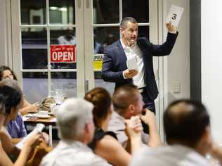 ithink Property Ipswich auctioned 10 properties at Nourish Cafe in the Top-of-Town. Principal and real estate agent Ben Walker. Picture: David Nielsen