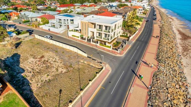 Make an offer for this vacant block of land for sale on The Esplanade at Somerton Park. Picture: Taplin Real Estate