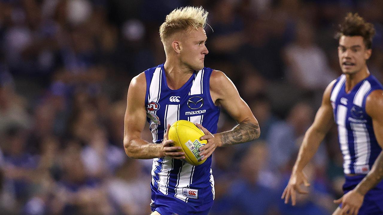 Jaidyn Stephenson of the Kangaroos. Picture: Michael Klein