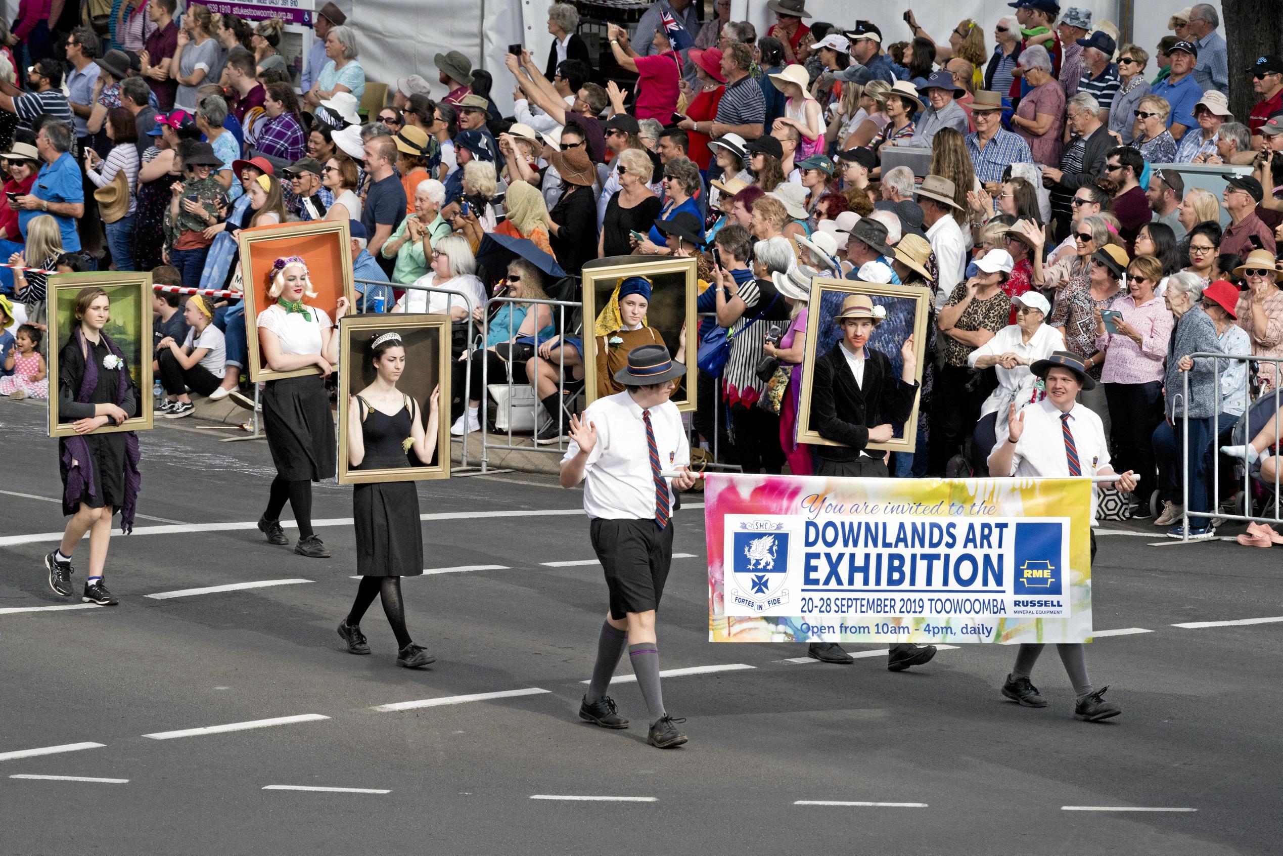 Downlands College Art Show. 2019 Grand Central Floral Parade. Saturday, 21st Sep, 2019.