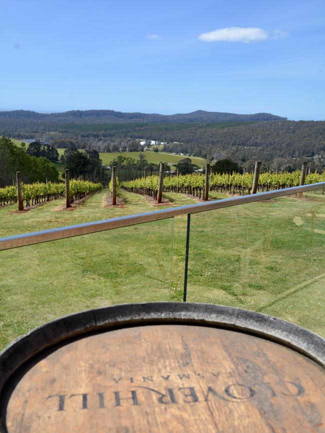 A tour during Launceston's Effervescence Festival went to and Clover Hill for sparking wine and food tasting. Picture: Rae Wilson