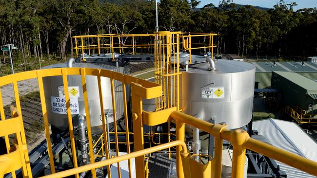 The Orica ammonium nitrate emulsion plant facility at Kurri Kurri. Picture: AAP