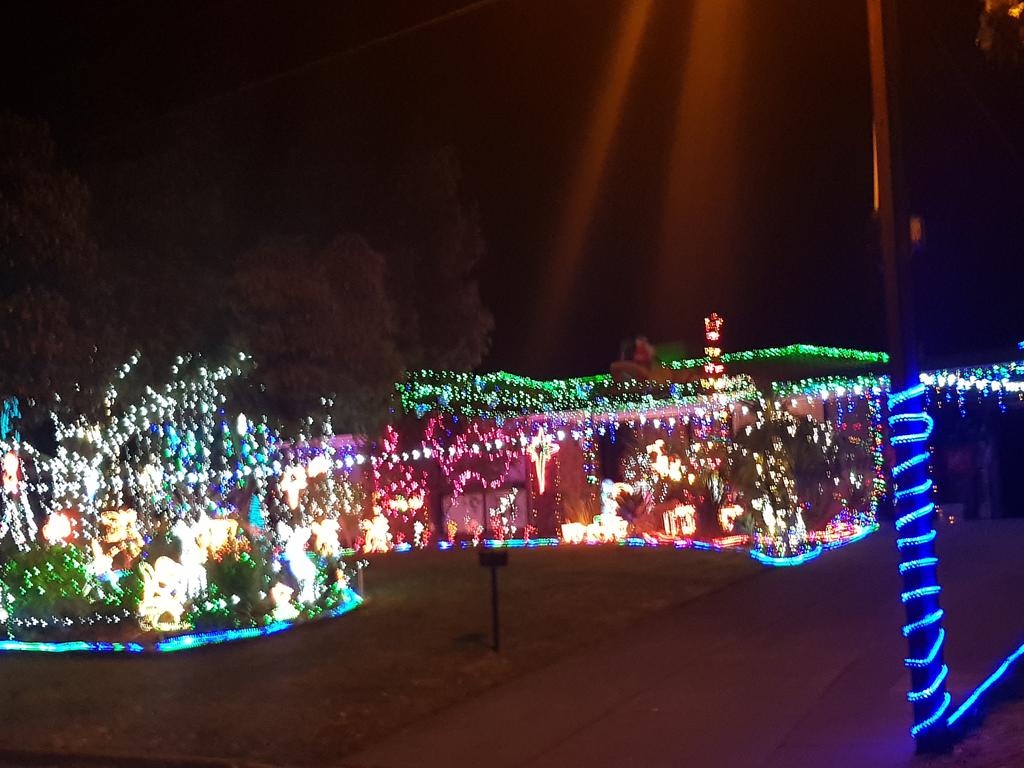 Christmas at the Park at 27 Hoylake Cres, Fairview Park. Picture: Stephen Cieslak