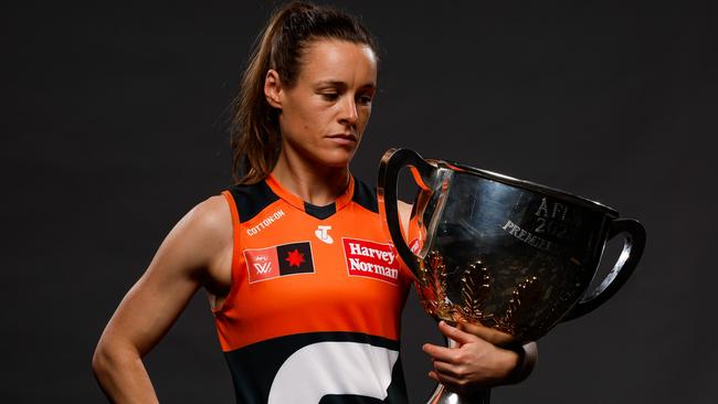 The Giants have kept the core of their squad together and are ready for a big 2023 under captain Alicia Eva. Picture: Dylan Burns/AFL Photos via Getty Images