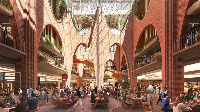 An impression of the Market Square atrium. Picture: Supplied by ICD Property