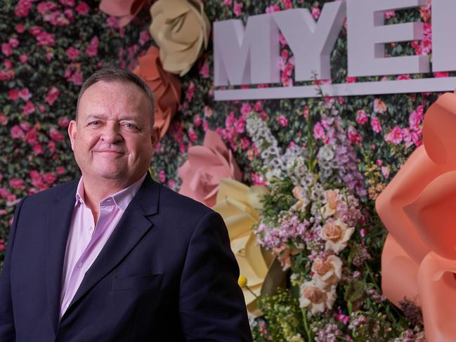 Myer chief executive John King. Picture: Stefan Postles