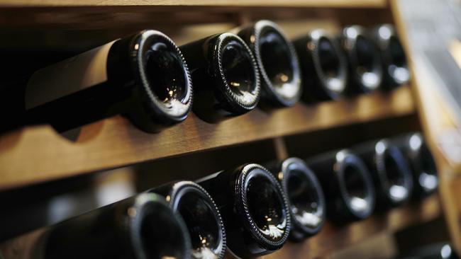 The heavier the wine bottle, the more expensive booze inside? Not necessarily. Picture: AP/Kamil Zihnioglu.