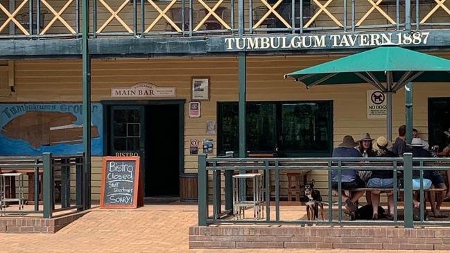 Tumbulgum Tavern in the Tweed closes bistro for nearly two weeks due to staff shortages.