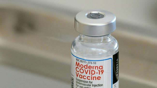 Moderna Covid-19 vaccine. Picture: AFP