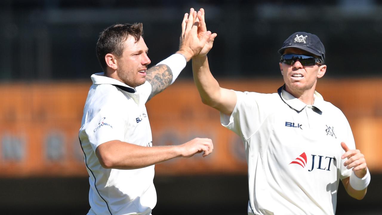 James Pattinson took three wickets in South Australia’s first innings.