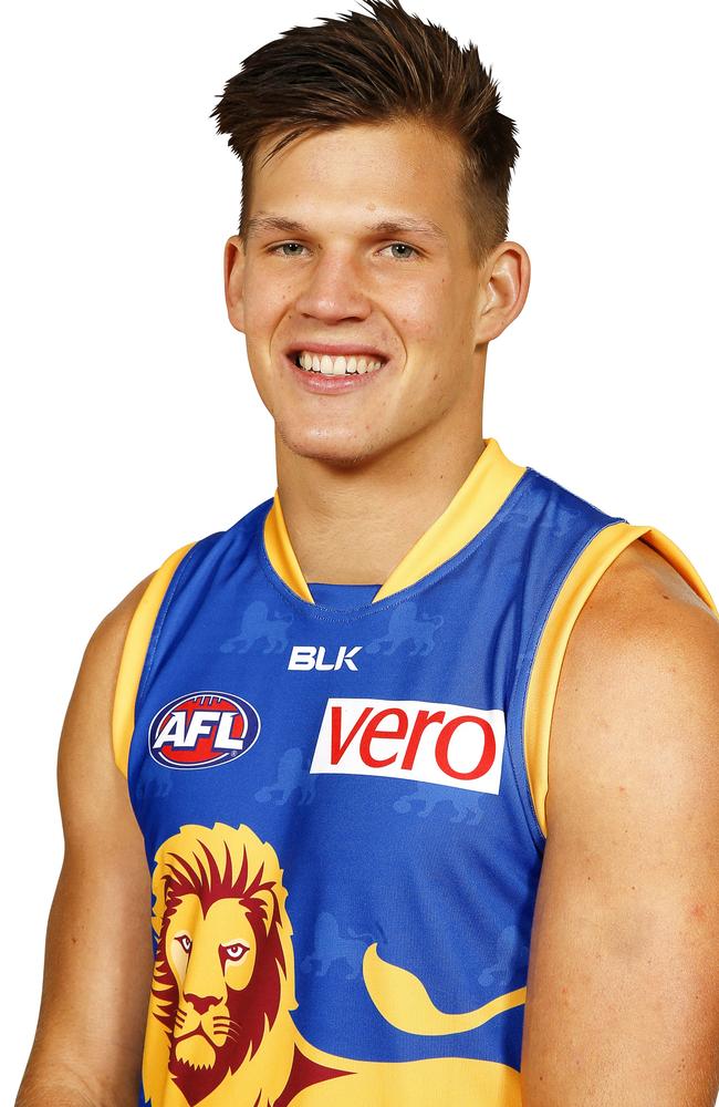 Isaac Conway as a Brisbane Lion.