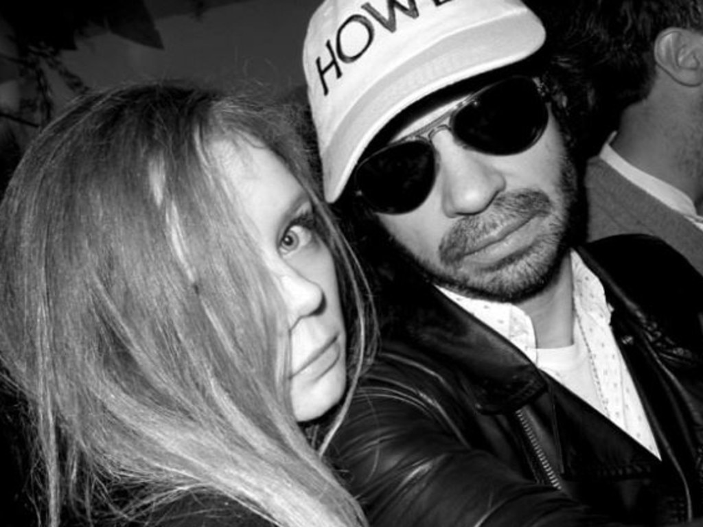 Anna with <i>Purple</i> magazine’s Olivier Zahm. Picture: annadlvv/Instagram