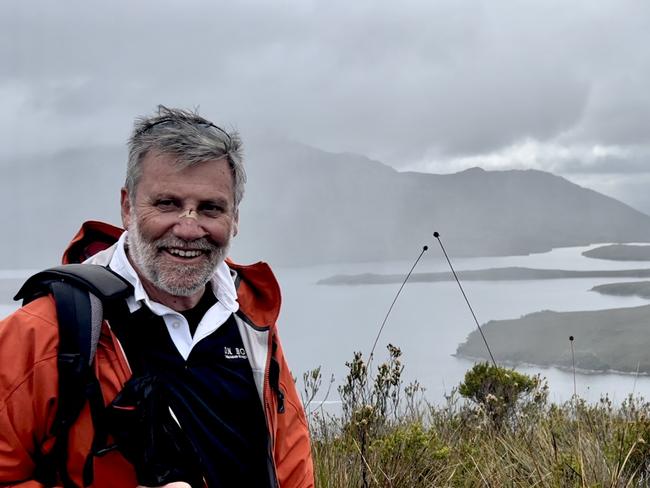 Odalisque III guide Peter Marmion. Port Davey cruise, Tasmania. Picture: Philip Young