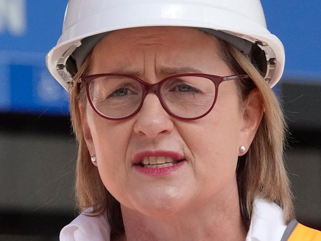 MELBOURNE, AUSTRALIA - NewsWire Photos - 09 FEBRUARY, 2025:  Victorian Premier Jacinta Allan and Minister for TransportInfrastructure to make an announcement at Arden train station the morning after the state by elections.  Picture: NewsWire / Valeriu Campan