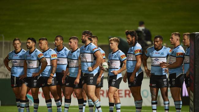 The Sharks are awaiting direction from the NRL. Photo by Brett Hemmings/Getty Images.