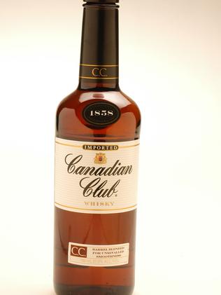 Canadian Club Whisky. Picture: Supplied