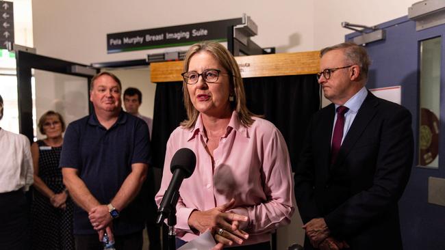MPs are loving the one-on-one time with Victorian Premier Jacinta Allan. NCA NewsWire / Diego Fedele