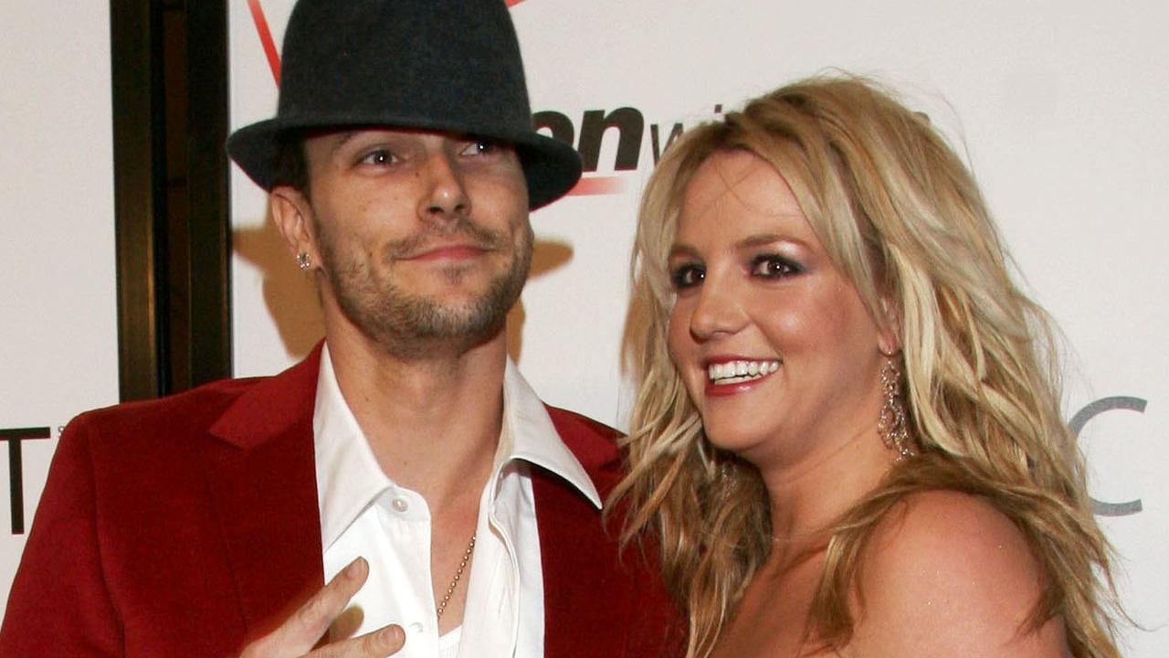 Britney Spears and Kevin Federline at the 2006 Grammy Nominees party. Picture: Getty Images