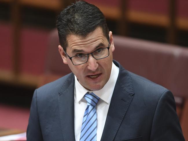 Liberal Senator Zed Seselja at Parliament House in Canberra. Picture: AAP