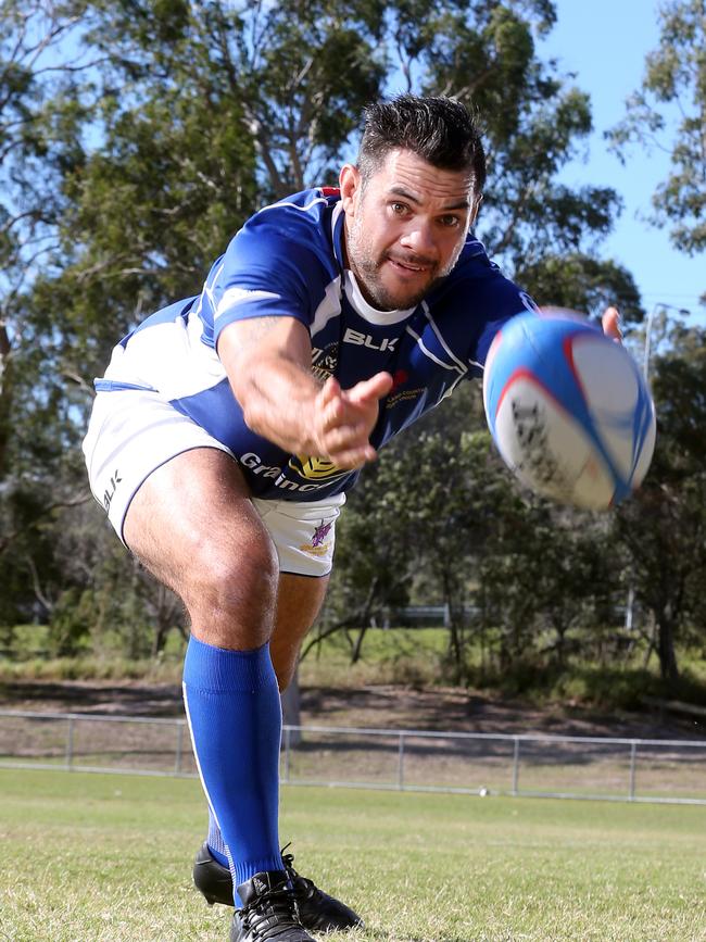 Gold Coast Eagles prop Hayden Makiri. Pic by Richard Gosling