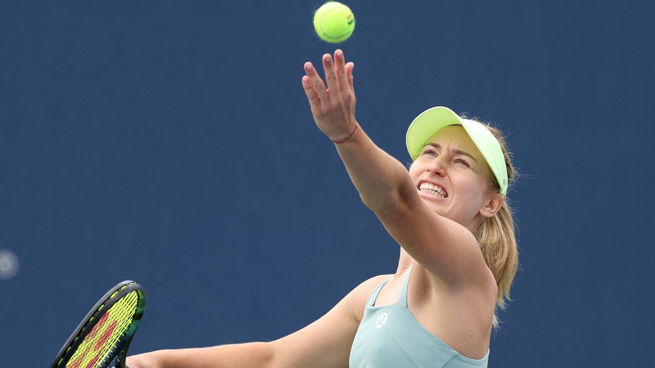 Daria Saville is into the second round. Picture: Matthew Stockman/Getty Images/AFP