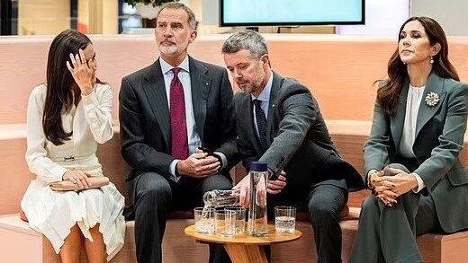 Spain's King Felipe and Queen Letizia, and Denmark's Crown Prince Frederik and Crown Princess Mary are all embroiled in royal scandals at the moment. Picture: Getty Images