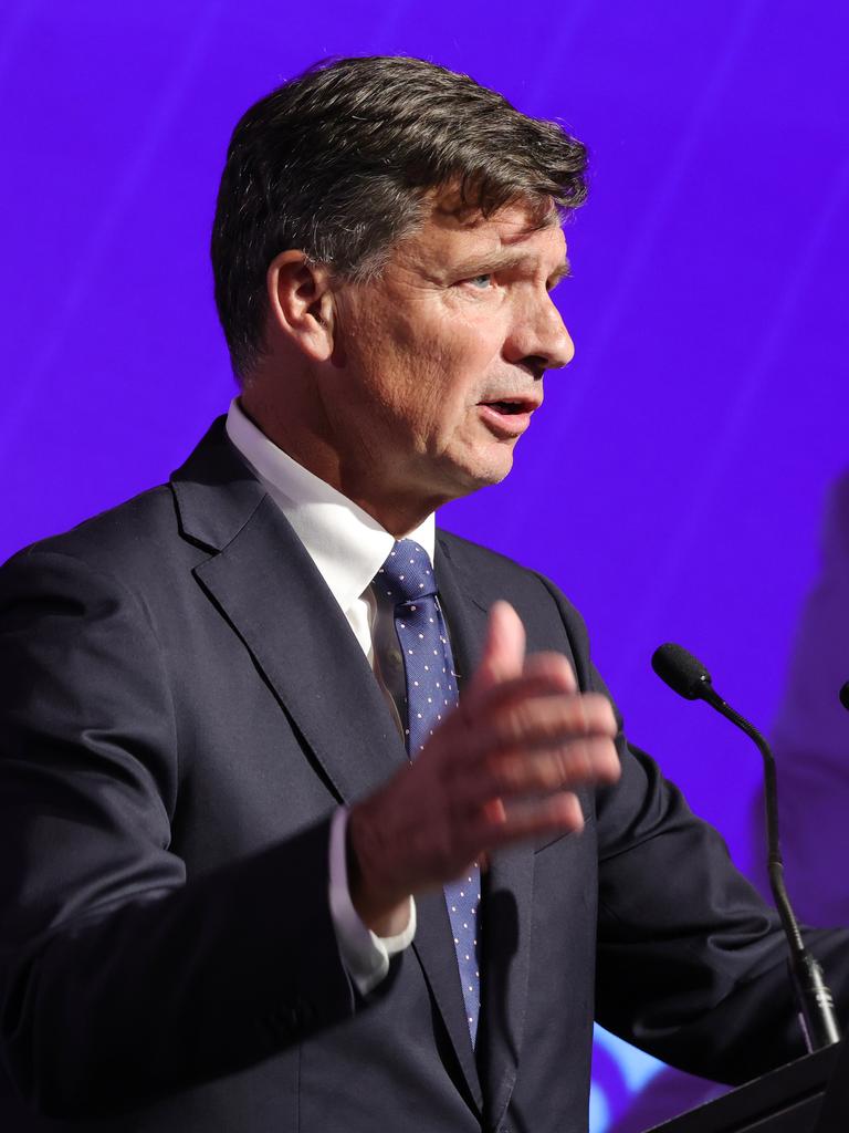Angus Taylor and the Coalition are pushing Australia’s lagging productivity as a reason to boot Labor from government. Picture: NewsWire/ David Crosling