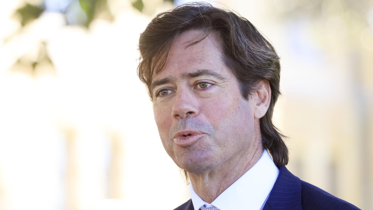 AFL Chief Executive Officer Gillon McLachlan will speak on the league’s plans for Round 11. (Photo by Mark Evans/Getty Images)