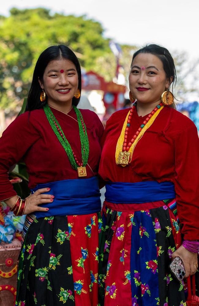 Chandika Chamling and Sabina Rai at the 2024 Darwin Nepalese Festival. Picture: Pema Tamang Pakhrin