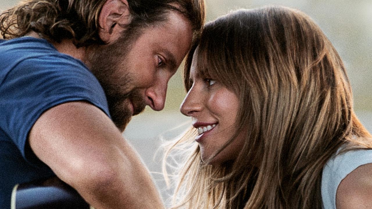 Bradley Cooper and Lady Gaga in a scene from film A Star is Born