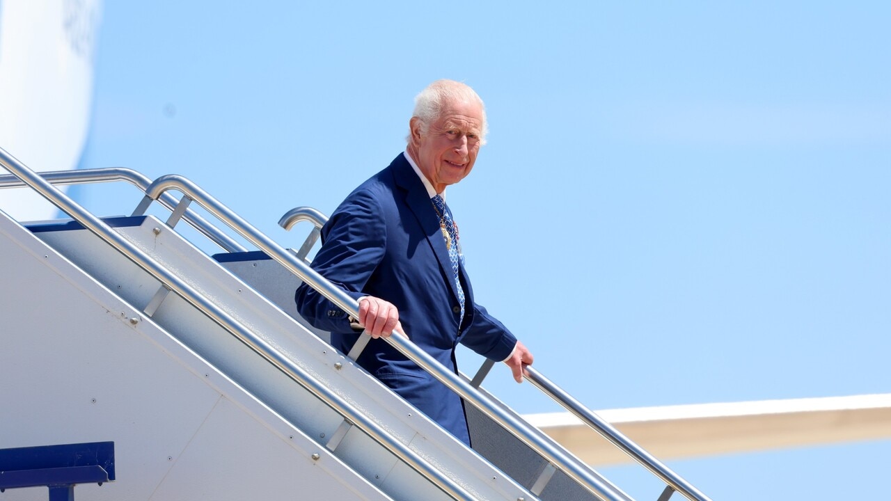 The King and Queen arrive in Canberra as part of their royal tour